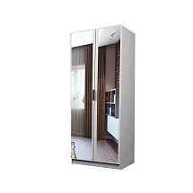 Шкаф ЭКОН 2-х дверный распашной с полками с 2-мя зеркалами